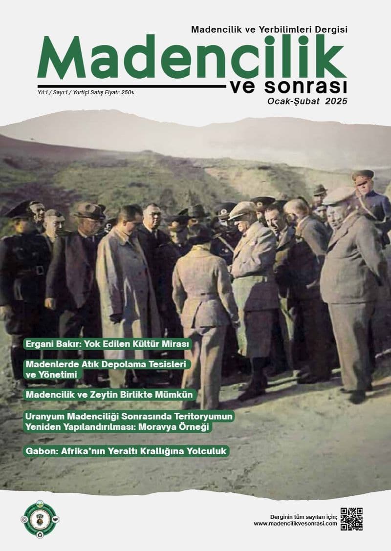 Madencilik ve Sonrası Dergisi 1. Sayı kapağı