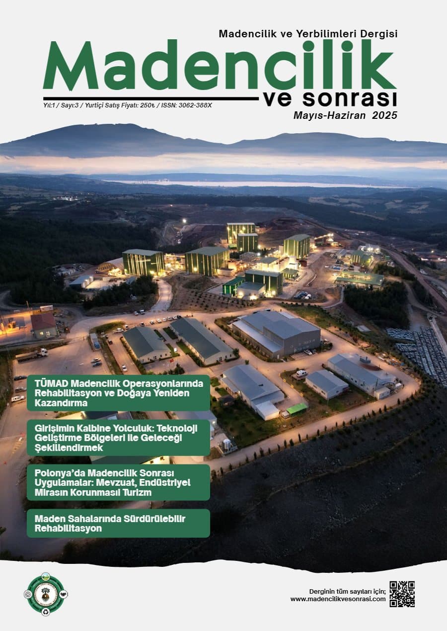 Madencilik ve Sonrası Dergisi 3. Sayı kapağı