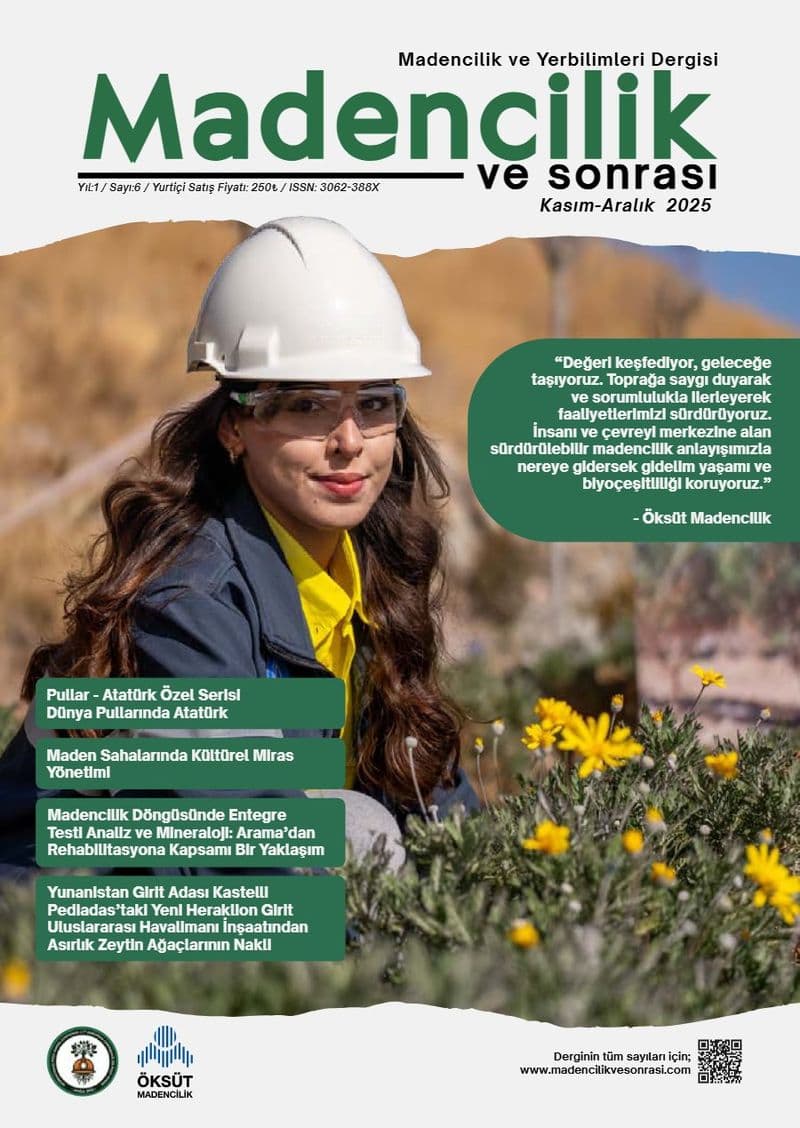 Madencilik ve Sonrası Dergisi 6. Sayı kapağı