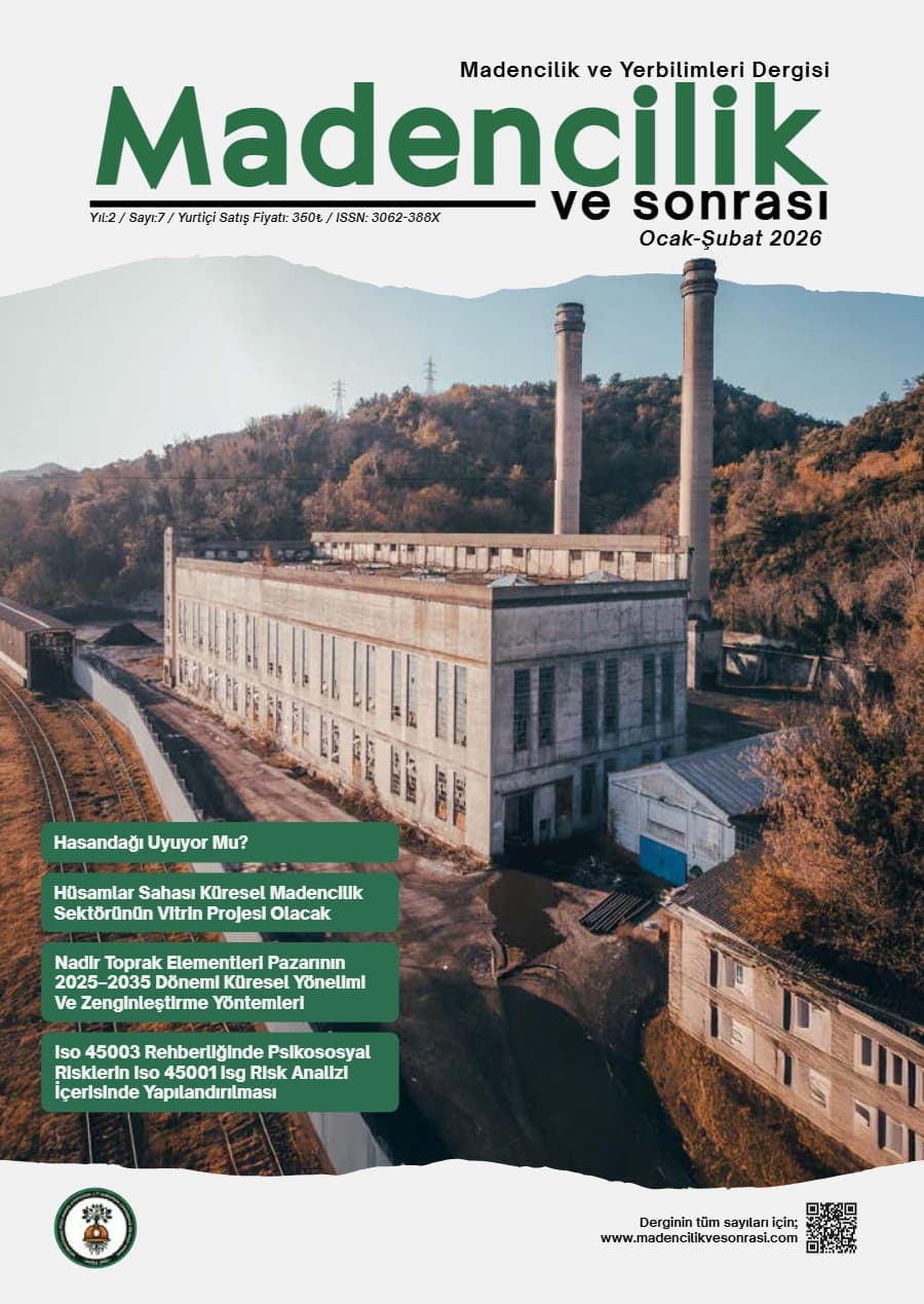 Madencilik ve Sonrası Dergisi 7. Sayı kapağı
