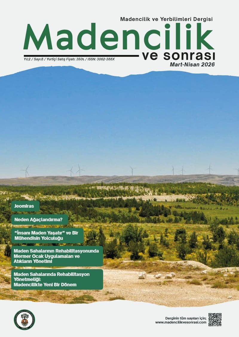 Madencilik ve Sonrası Dergisi 8. Sayı kapağı