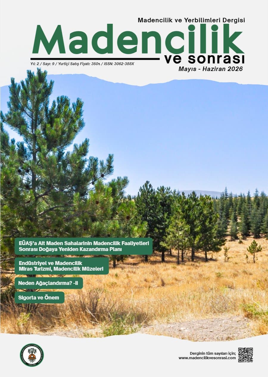Madencilik ve Sonrası Dergisi 9. Sayı kapağı
