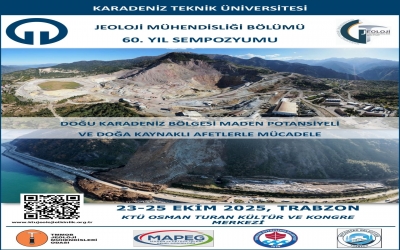 60. Yıl Sempozyumu: Doğu Karadeniz Bölgesi Maden Potansiyeli ve Doğa Kaynaklı Afetlerle Mücadele