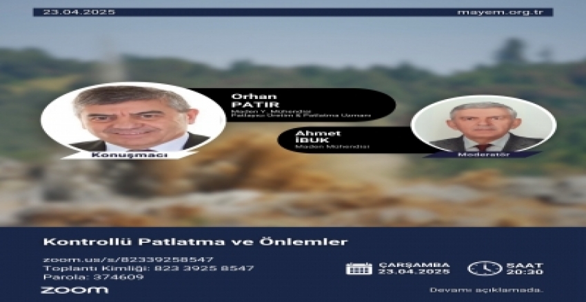 Kontrollü Patlatma ve Önlemler Sunumu